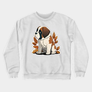 St Bernard Sticker Crewneck Sweatshirt